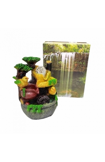 Διακοσμητικό Συντριβάνι Feng Shui - Resin craft bonsai running water ornament