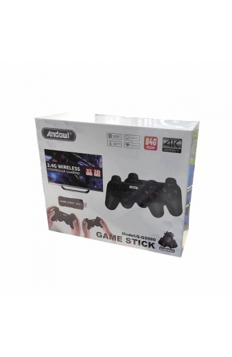 Andowl Ασύρματα χειριστήρια παιχνιδιών 2.4G Q-GS980 - Wireless Controller Gamepad with 4K Ultra HD Game Stick