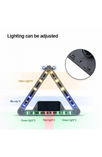 Ηλιακής φόρτισης τρίγωνο έκτακτης ανάγκης - Solar Emergency Roadside Triangle