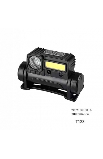 Φακός κεφαλής LED - Headlamp - T123 - 180155