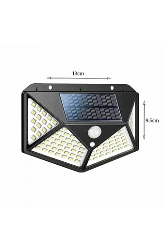 Ηλιακό Επιτοίχιο Φωτιστικό LED Με Ανιχνευτή Κίνηση BK-100 - Solar wall lamp