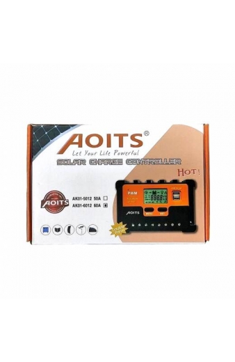 Aoits Ρυθμιστής Φόρτισης AK01-6012 60Α - Solar charge controller